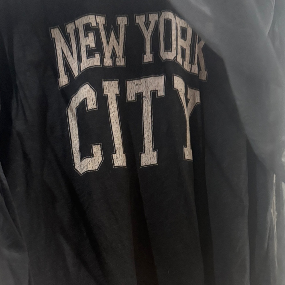 Anthropologie Black Graphic Tee - Picture 7 of 9